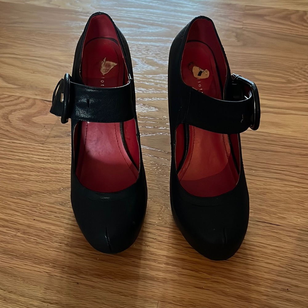 Black Charlotte Russe Mary Jane Hills